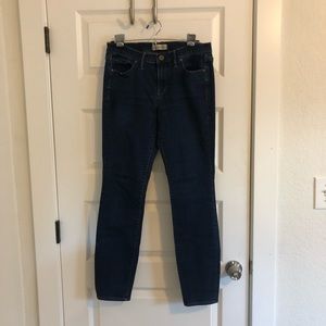 Madewell Dark Wash Skinny Jeans 30x32